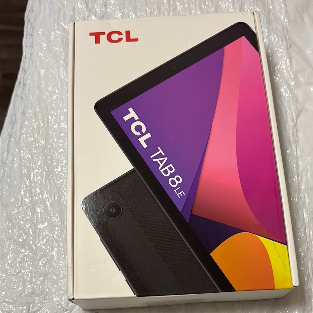 TCL Black Tablet with Vibrant Display and Slim Design